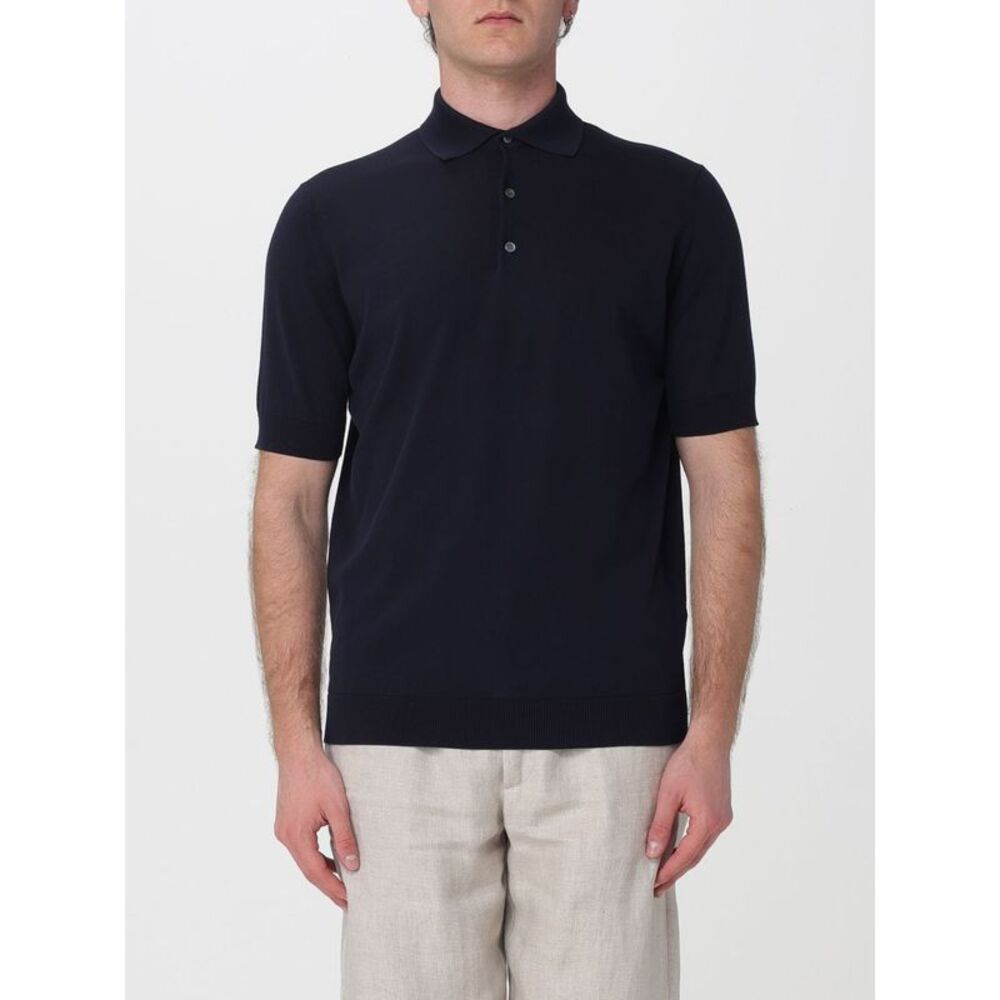 Lardini Polo Shirt Men Blue